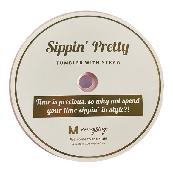 Mugsby Sippin’ Pretty Tumbler – “Manifest Happiness” - Picture 4 of 6